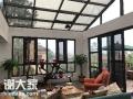 简易庭院阳光房楼顶露台雨棚搭建上门安装隔音窗户玻璃定制安装
